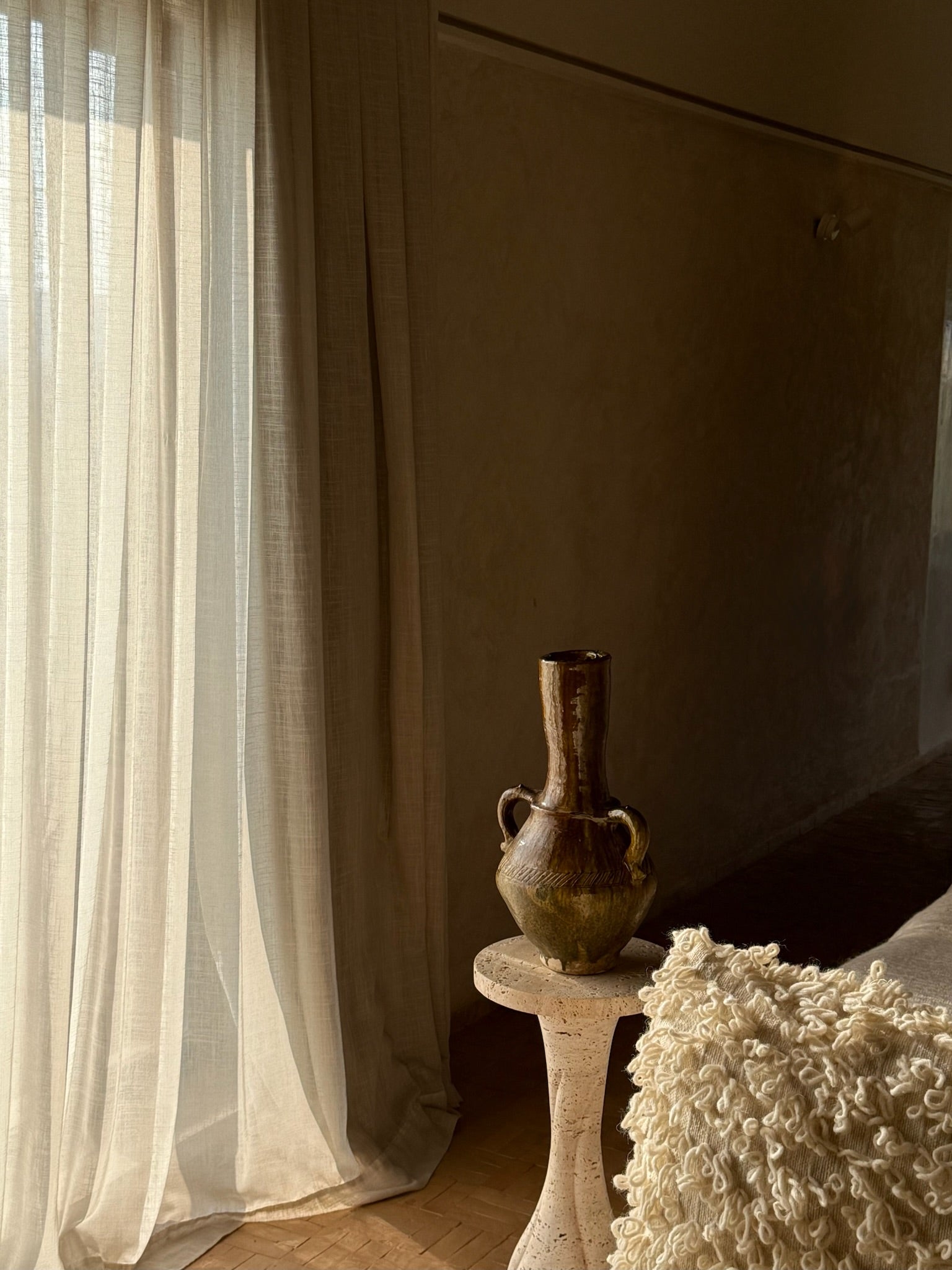 Earthy ceramic vase