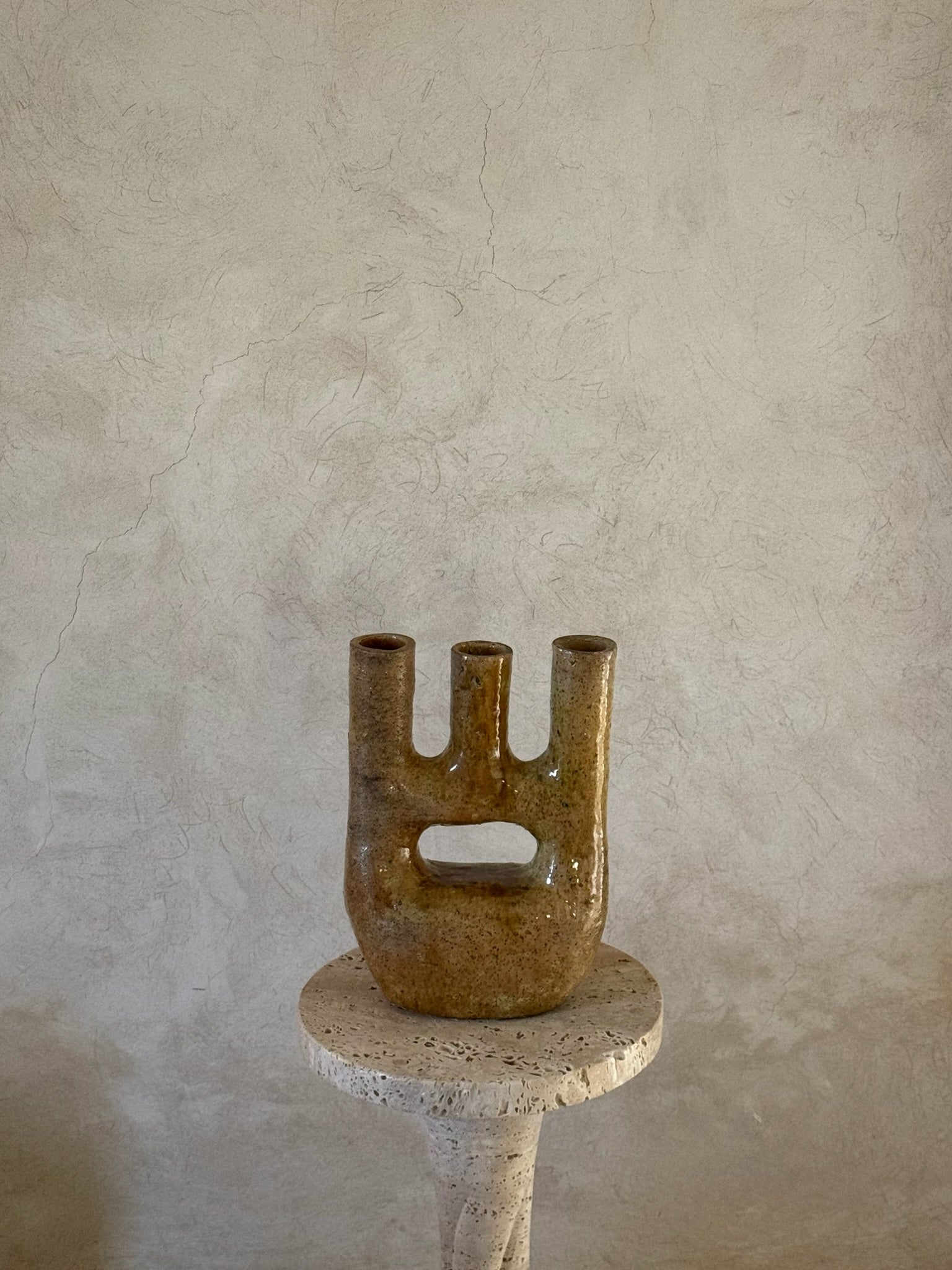 Silhouette ceramic vase