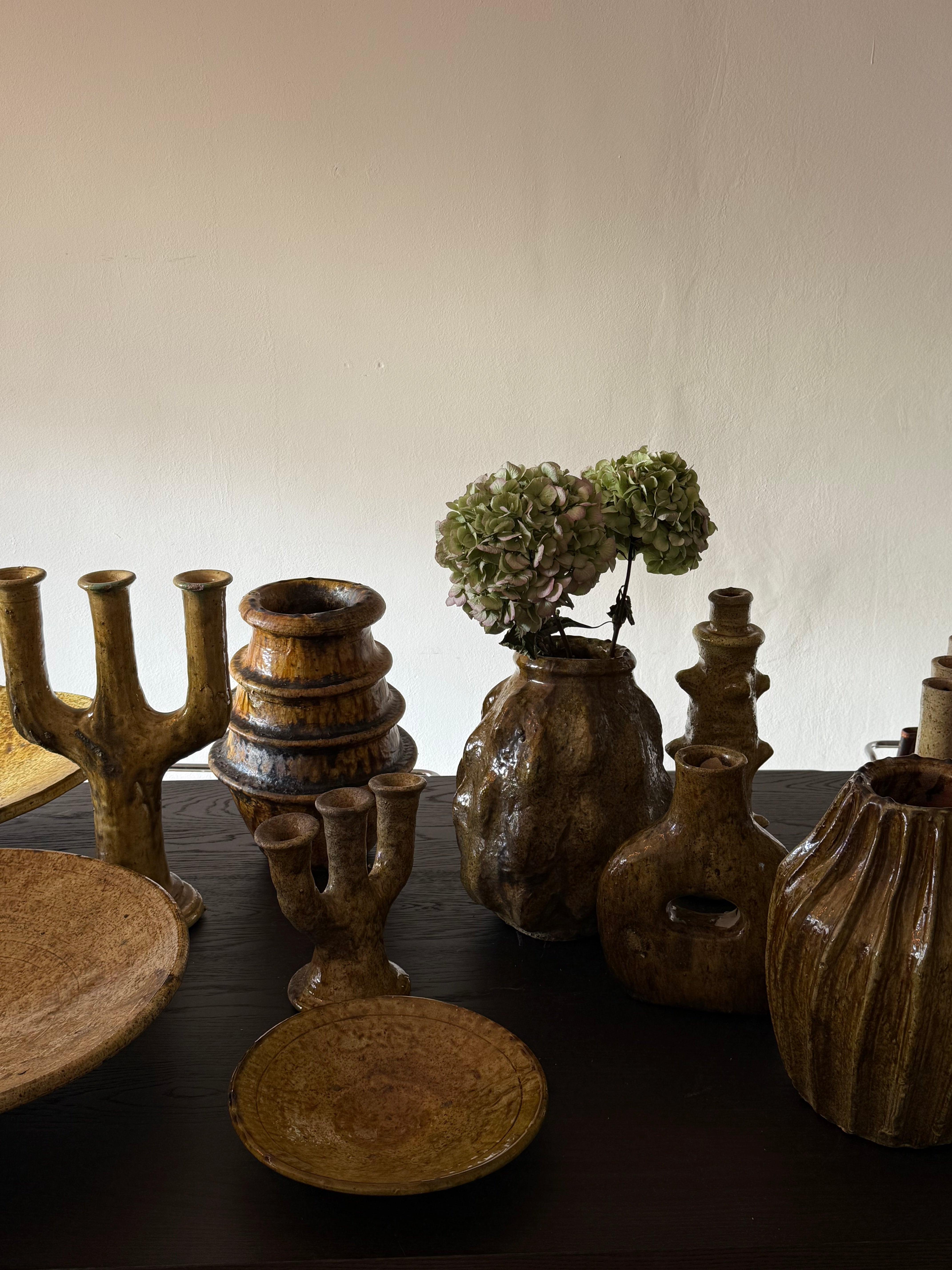 Organic ceramic vase