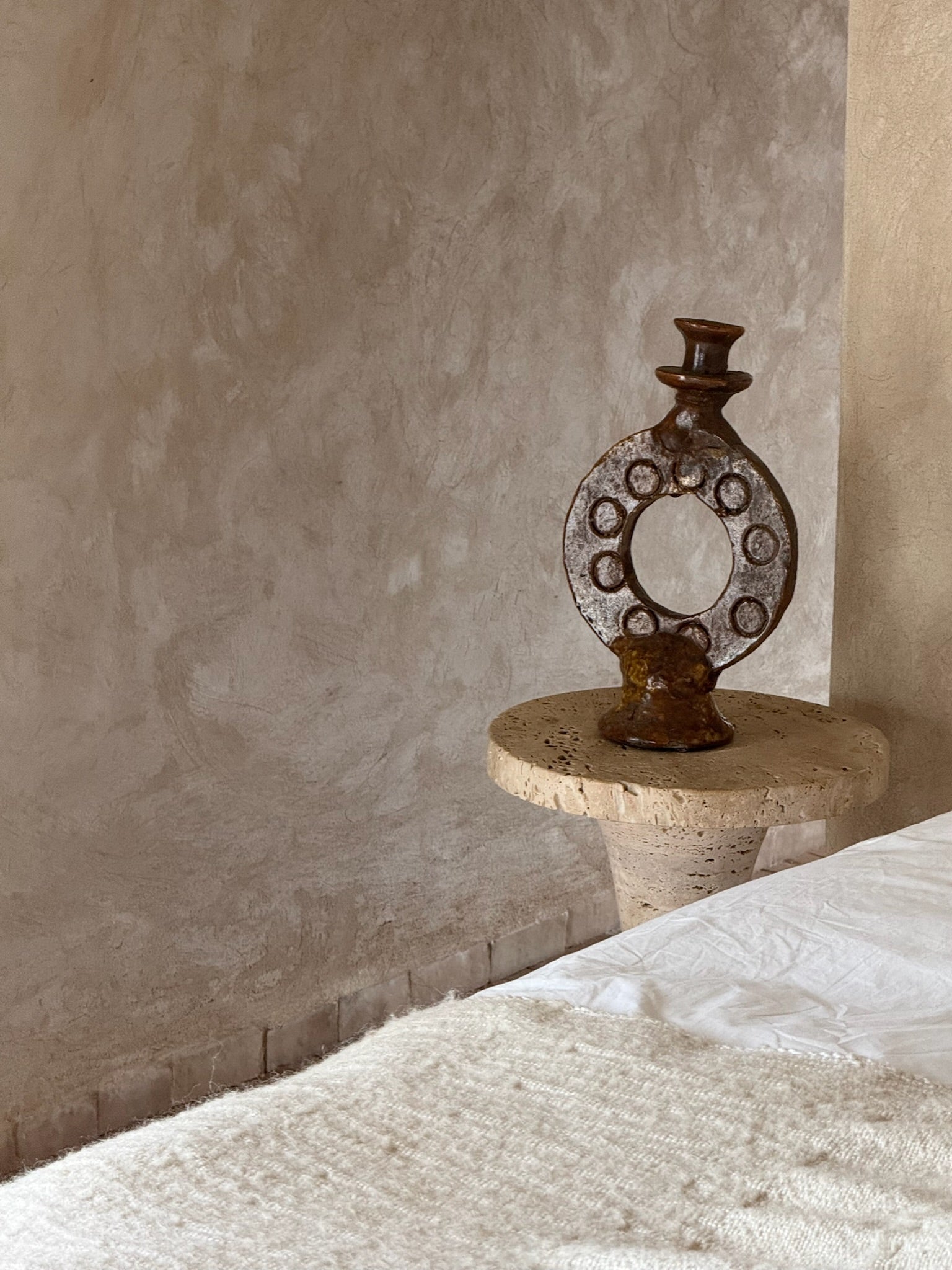 Ceramic candle holder