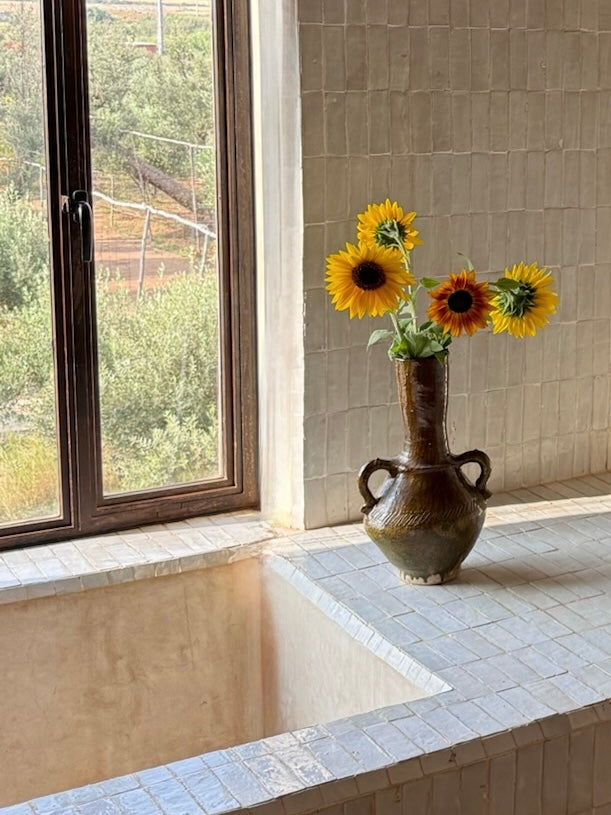 Earthy ceramic vase