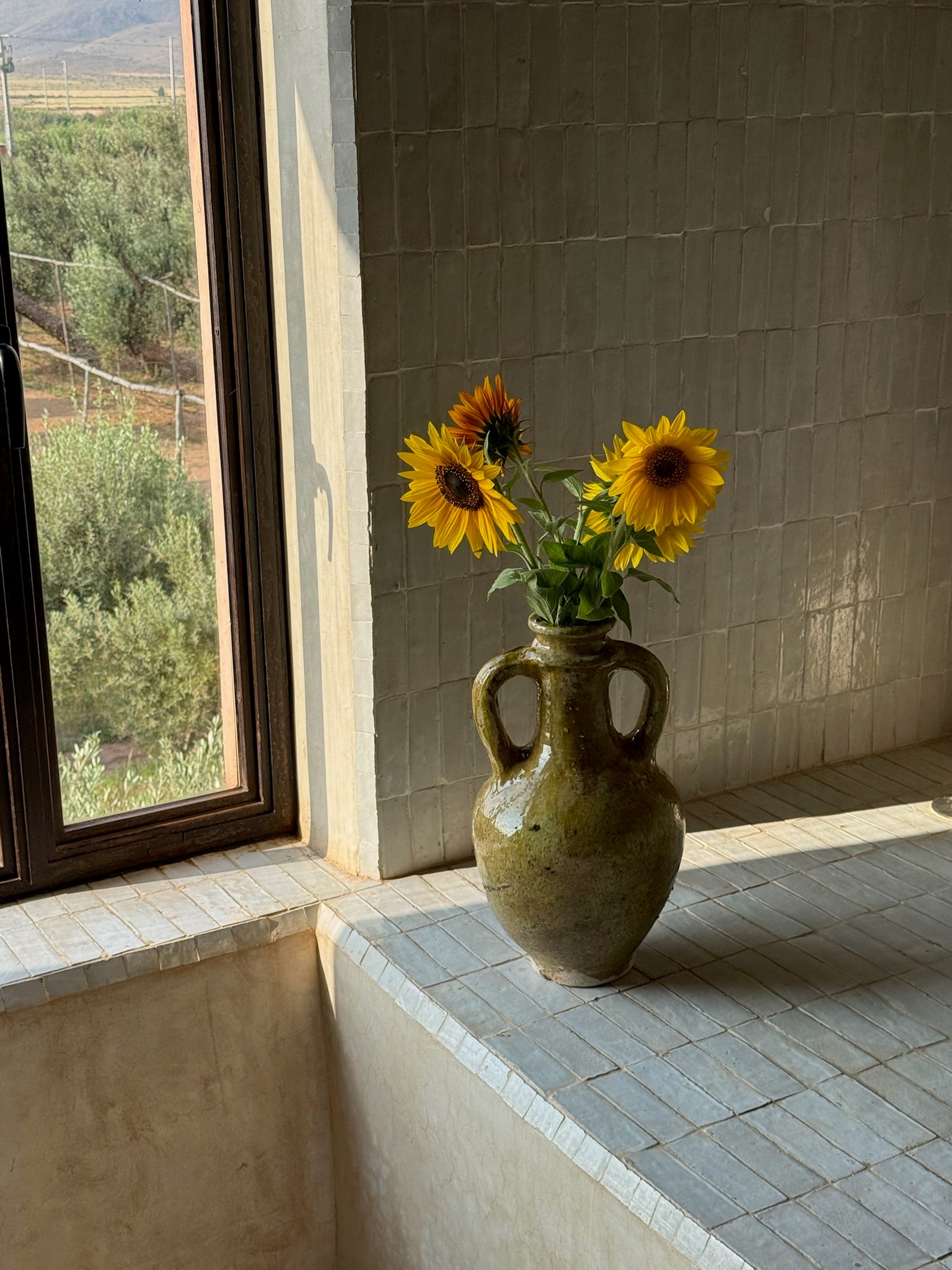 Kiln ceramic vase