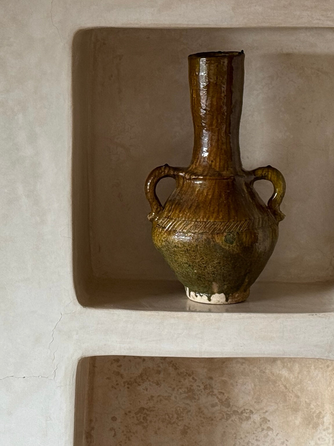 Earthy ceramic vase