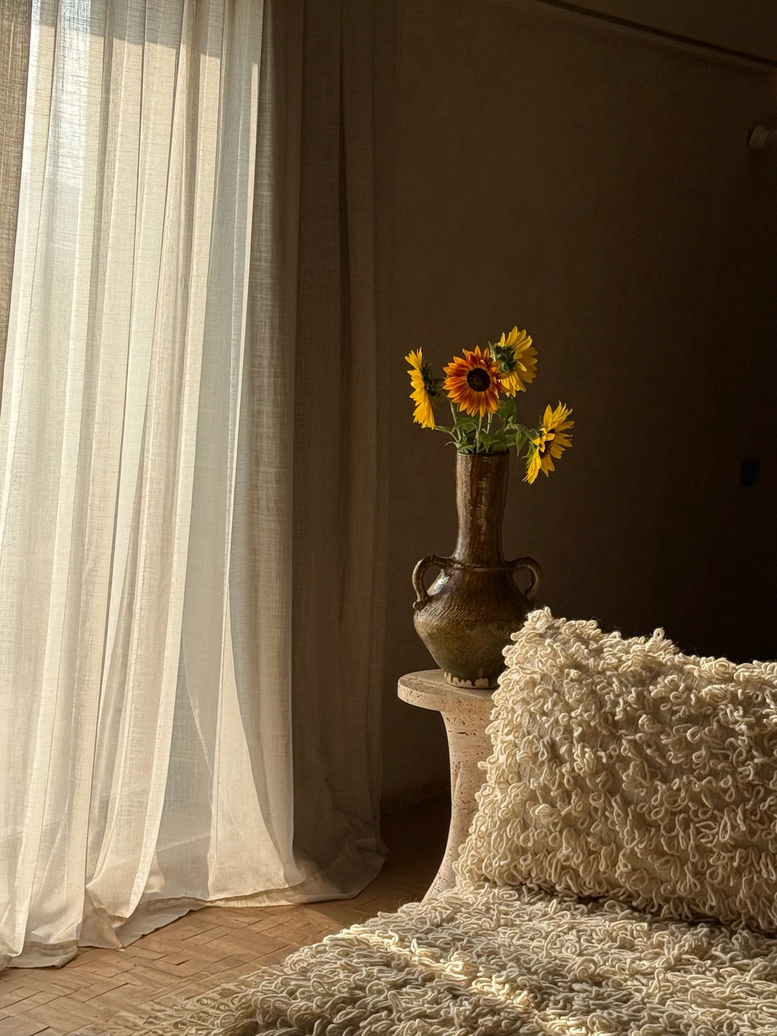 Earthy ceramic vase