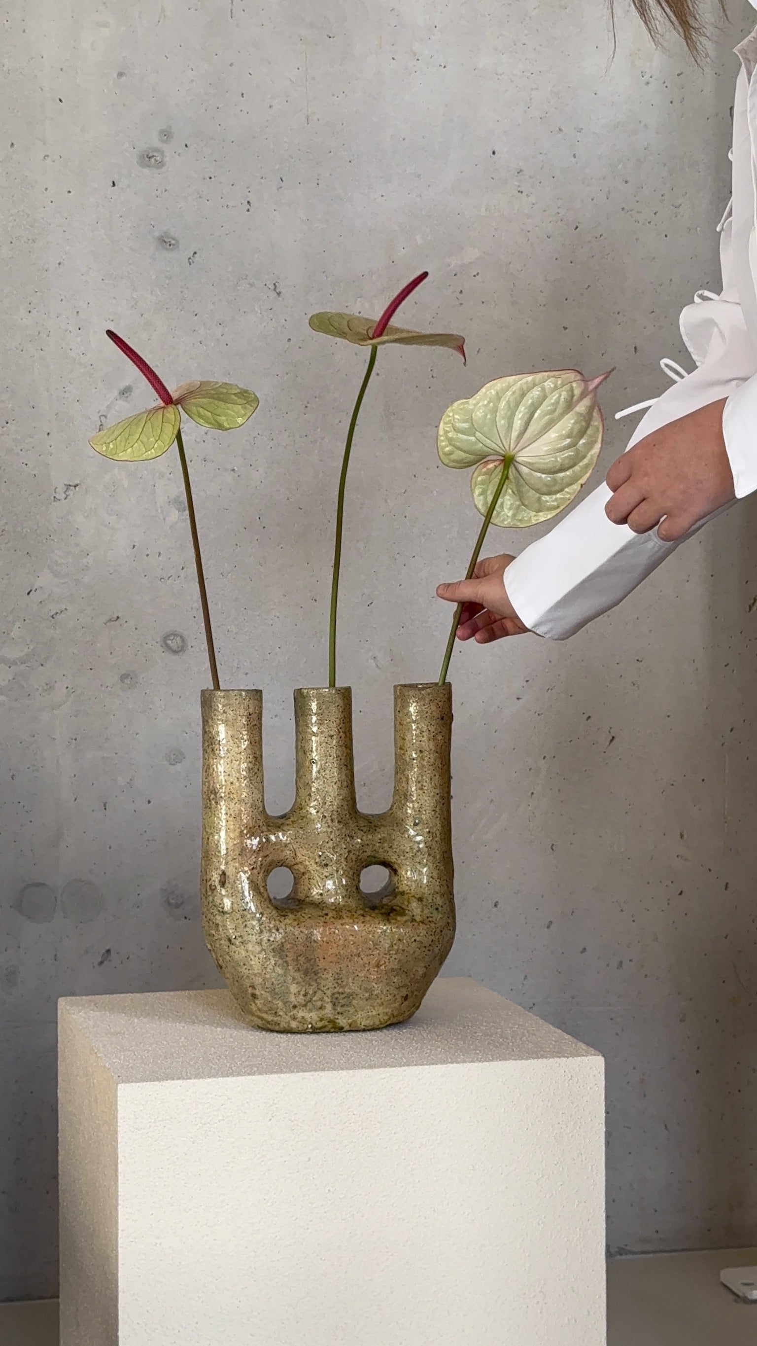 Ceramic silhouet vase