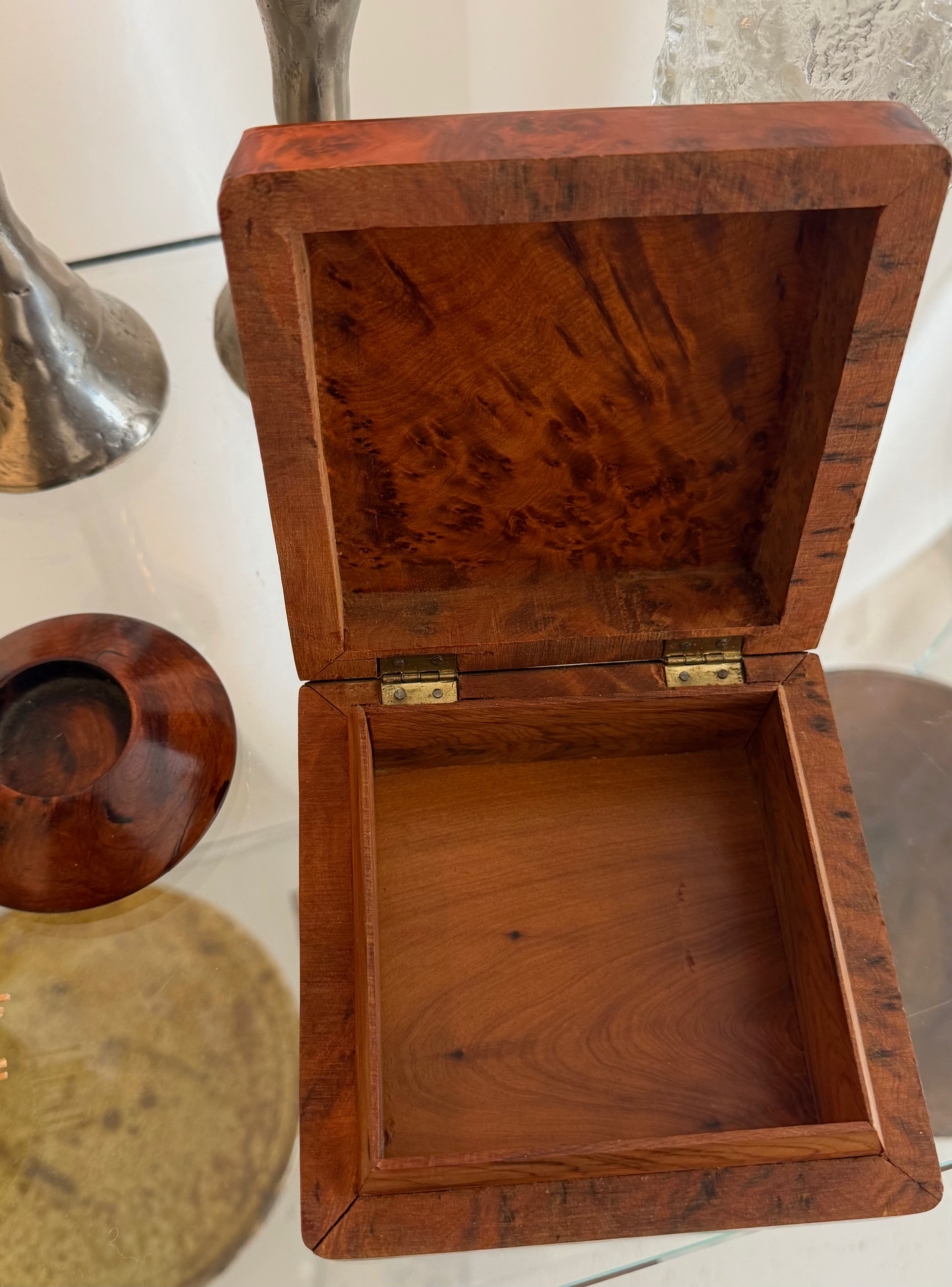 Burlwood box